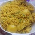 Faiza Haris's cooksnap of when they made Matar Aloo Tahari.