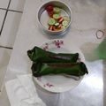 Cooksnap dari kucingkepanasan untuk resep Nasi Bakar Ayam Suwir Teri