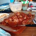 dynamyk444's cooksnap of when they made Grandma's Sweet & Sour meatballs.