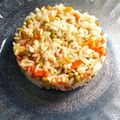 El cooksnap de Cristina Franck cuando hizo *Arroz tres delicias*.