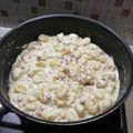 Soós Roberta Cooksnap-ja, amikor elkészítette a(z) Sajtos bacon-ös gnocchi receptet.