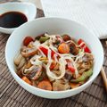 El cooksnap de Encarna Pérez (La Cocina De Encarni) cuando hizo Tallarines de arroz con salsa teriyaki y verduras.