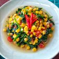 Cooksnap dari Nay's Kitchen untuk resep Tumis bayam jagung manis 🌽