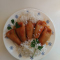 El cooksnap de Gonzalo Pacheco Gras cuando hizo Calamares rellenos de gambas y berenjena.