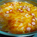 El cooksnap de Yasbel Isita Martínez cuando hizo Sopa de col con tocino y salchichas.