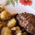 Cooksnap από Γιουλη στη συνταγή Αφράτα μπιφτέκια γεμιστά με φέτα και μελωμένες πατάτες 👌🏻👌🏻