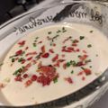 El cooksnap de Daniel Arellano cuando hizo Sopa de papa.