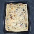 El cooksnap de Virginia Otero cuando hizo Tarta de berenjenas.