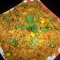 Rinku Aggarwal Goel's cooksnap of when they made Vermicelli veggies pulav.