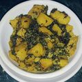Nirmala Rajput का कुकस्नैप जब उन्होंने कसूरी मेथी आलू की सब्जी (kasuri methi aloo ki sabzi recipe in Hindi) बनाया था।