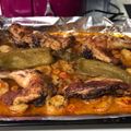 El cooksnap de Sarita Rodríguez Santos cuando hizo Traseros de pollo al horno.