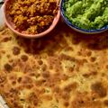 Kiran Shoaib's cooksnap of when they made Besan ki Roti / Paratha.