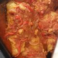 El cooksnap de Esmeralda Campos cuando hizo Bacalao a la roteña con gambas.