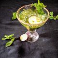 Sonika Gupta's cooksnap of when they made Refreshing Mint Sorbet Lemonade.