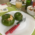 El cooksnap de Lisney Saavedra cuando hizo Zapallitos rellenos de carne.