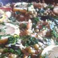 El cooksnap de Daniel Stadler cuando hizo Paella de mariscos.
