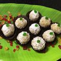 Sneha Patel's cooksnap of when they made રવા કોપરા લાડુ (Semolina Coconut Laddu Recipe In Gujarati).