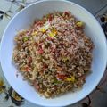 El cooksnap de Carlos Melo H. cuando hizo Arroz Chaufa.