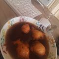 El cooksnap de Dafne cuando hizo Picarones.