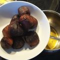 Himanshu Walia 's cooksnap of when they made Gulab Jamun.