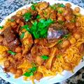Cooksnap de isabel maloum sur la recette Rechta en sauce blanche