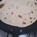 Khalida Misbah's cooksnap of when they made Plain roti.