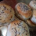 El cooksnap de Karina cuando hizo Pan para hamburguesas.