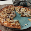 El cooksnap de Dani Serioh Serna cuando hizo Pizza de queso de cabra, pera, queso roquefort, nueces y miel.