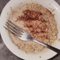 El cooksnap de Ybeth Barrientos cuando hizo Avena con leche al microondas light. Arroz con leche falso! en 4 minutos.