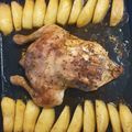 H. Nóra Cooksnap-ja, amikor elkészítette a(z) #XVIII. Egészben sült fűszeres csirke, kakukkfüves burgonyával, tepsiben sütve receptet.