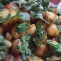 Mahnoor Malik's cooksnap of when they made Chatpati Chana chat.