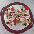 El cooksnap de Raquel Portas cuando hizo Pastel de números y letras con Thermomix.