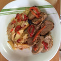 El cooksnap de Ana Maria Tozser cuando hizo Solomillo al horno con patatas y pimientos.