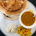 Pooja Singh's cooksnap of when they made Rava Masala Dosa.