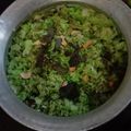 Jyoti Prakash Assudani's cooksnap of when they made Palak Pulao | Spinach Pulao.