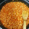 El cooksnap de Mariluz cuando hizo Salsa boloñesa a fuego lento.
