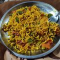 Arushi Garg's cooksnap of when they made Maggi.