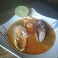 El cooksnap de Dan Barreto @elhornodeeloy cuando hizo Caldereta de merluza.