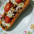 El cooksnap de Cele Mariotti cuando hizo Zapallo relleno (versiones vegan y con carne)!.
