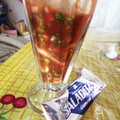 El cooksnap de Adriana leon cuando hizo Cóctel de camarón 🦐🥃.