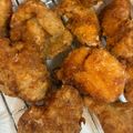 __おもち's cooksnap of when they made 味付けしっかり！鶏もも肉のかりかり唐揚げ.