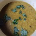 Rinky Das's cooksnap of when they made নিরামিষ মুগ ডাল(Niramish moong dal recipe in Bengali).