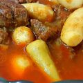 Fatima Rais's cooksnap of when they made Arvi Gosht with chapati.