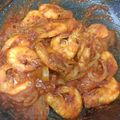 Cooksnap MiEra semasa beliau membuat 👩‍🍳Udang Masak Merah.