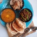 Arvinder kaur का कुकस्नैप जब उन्होंने नवरात्रि कन्या भोग प्रसाद थाली (navratri kanya bhog prasad thali recipe in hindi) बनाया था।