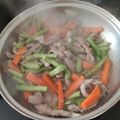 El cooksnap de Lucia Carcamo cuando hizo Fajitas de res con verduras.