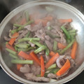 El cooksnap de Lucia Carcamo cuando hizo Fajitas de res con verduras.