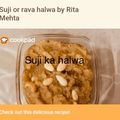 Rita Mehta ( Executive chef ) का कुकस्नैप जब उन्होंने सूजी का हलवा (sooji ka halwa recipe in Hindi) बनाया था।
