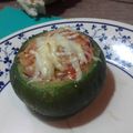 El cooksnap de Angie Arias cuando hizo Zapallitos rellenos de atún.