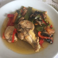 El cooksnap de Marián Gz cuando hizo Pollo a la  Jardinera.